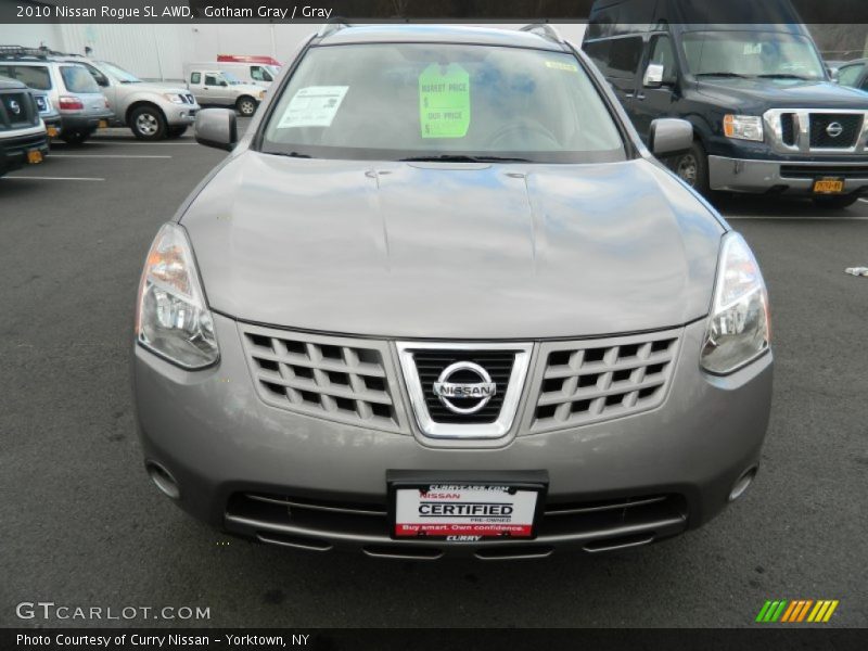 Gotham Gray / Gray 2010 Nissan Rogue SL AWD
