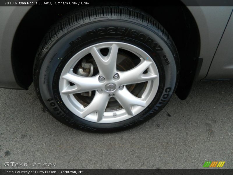 Gotham Gray / Gray 2010 Nissan Rogue SL AWD