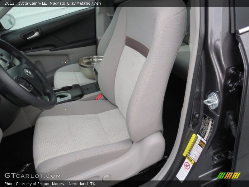 Magnetic Gray Metallic / Ash 2012 Toyota Camry LE