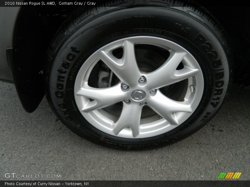 Gotham Gray / Gray 2010 Nissan Rogue SL AWD