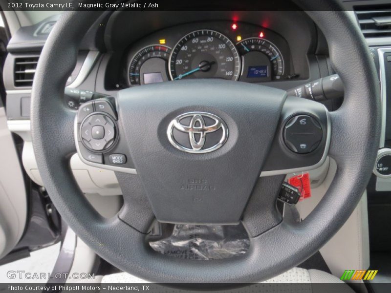 Magnetic Gray Metallic / Ash 2012 Toyota Camry LE