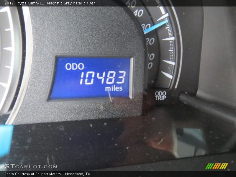 Magnetic Gray Metallic / Ash 2012 Toyota Camry LE