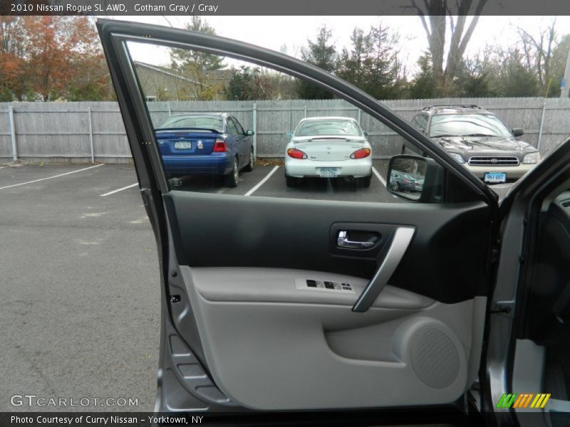 Gotham Gray / Gray 2010 Nissan Rogue SL AWD