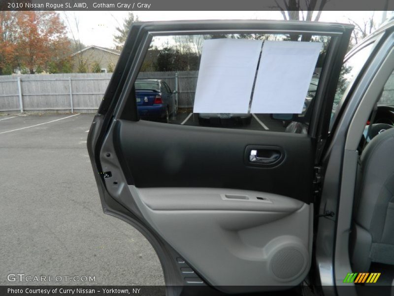 Gotham Gray / Gray 2010 Nissan Rogue SL AWD