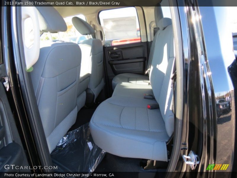 Black / Black/Diesel Gray 2013 Ram 1500 Tradesman Quad Cab