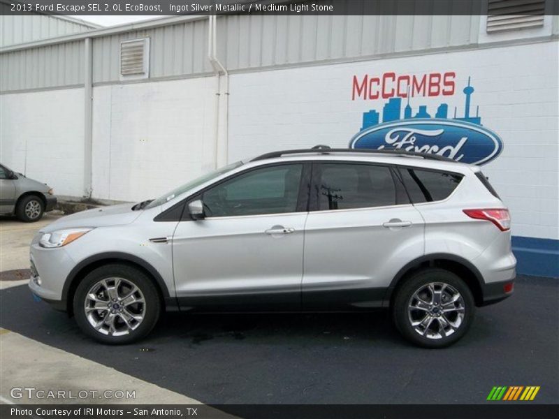Ingot Silver Metallic / Medium Light Stone 2013 Ford Escape SEL 2.0L EcoBoost