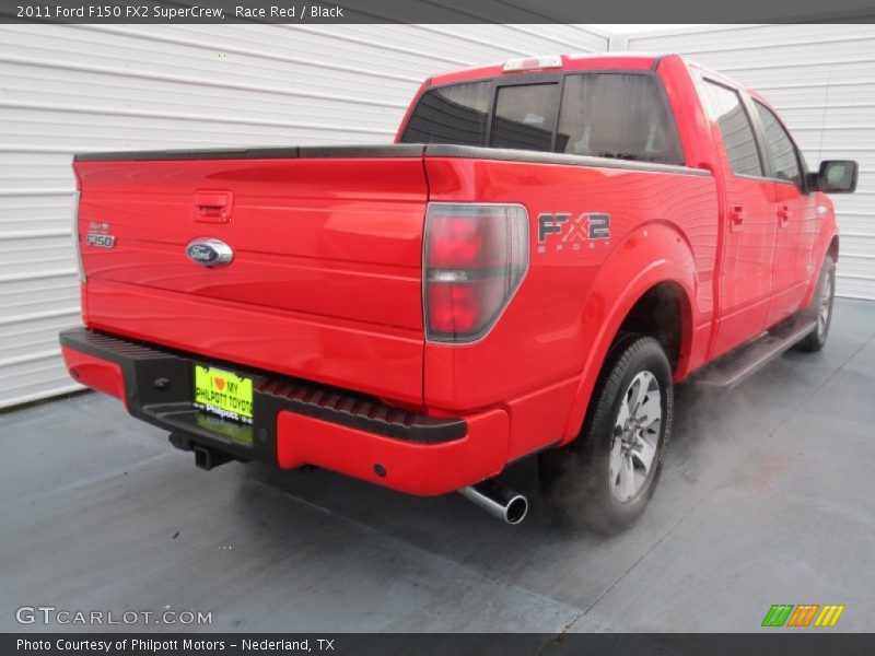 Race Red / Black 2011 Ford F150 FX2 SuperCrew