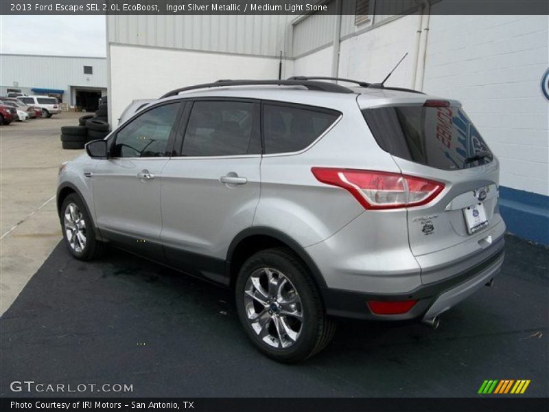 Ingot Silver Metallic / Medium Light Stone 2013 Ford Escape SEL 2.0L EcoBoost