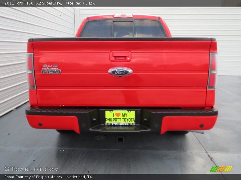 Race Red / Black 2011 Ford F150 FX2 SuperCrew