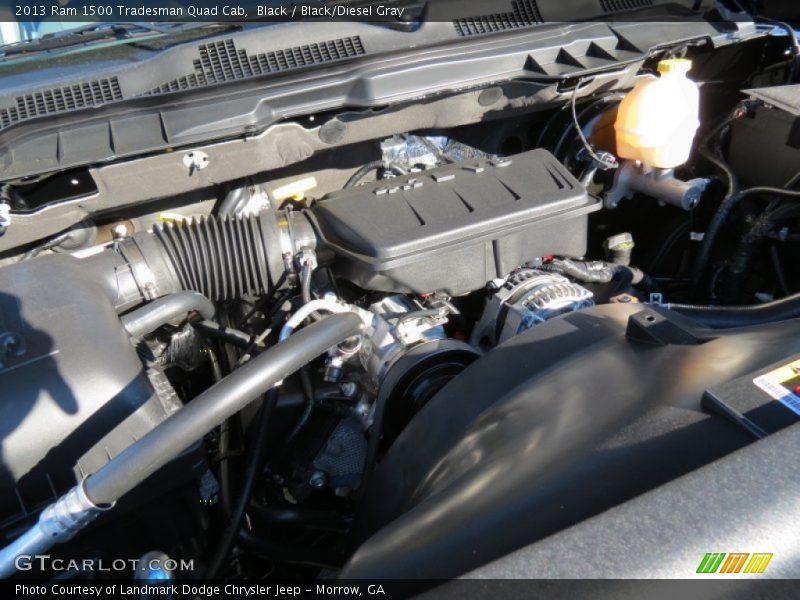 Black / Black/Diesel Gray 2013 Ram 1500 Tradesman Quad Cab