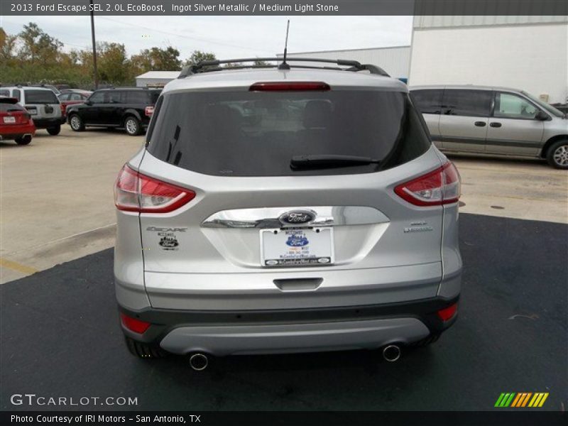 Ingot Silver Metallic / Medium Light Stone 2013 Ford Escape SEL 2.0L EcoBoost