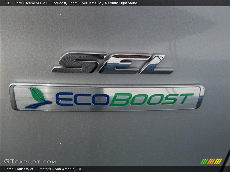 Ingot Silver Metallic / Medium Light Stone 2013 Ford Escape SEL 2.0L EcoBoost