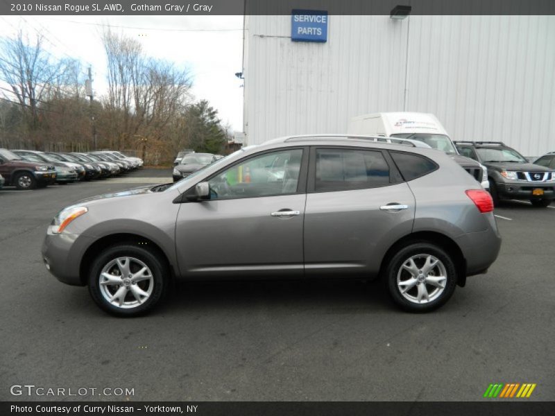 Gotham Gray / Gray 2010 Nissan Rogue SL AWD