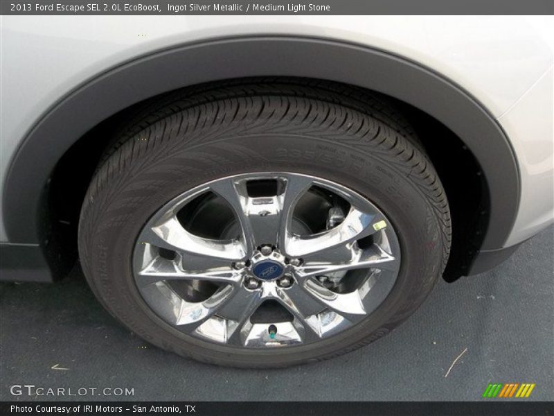 Ingot Silver Metallic / Medium Light Stone 2013 Ford Escape SEL 2.0L EcoBoost