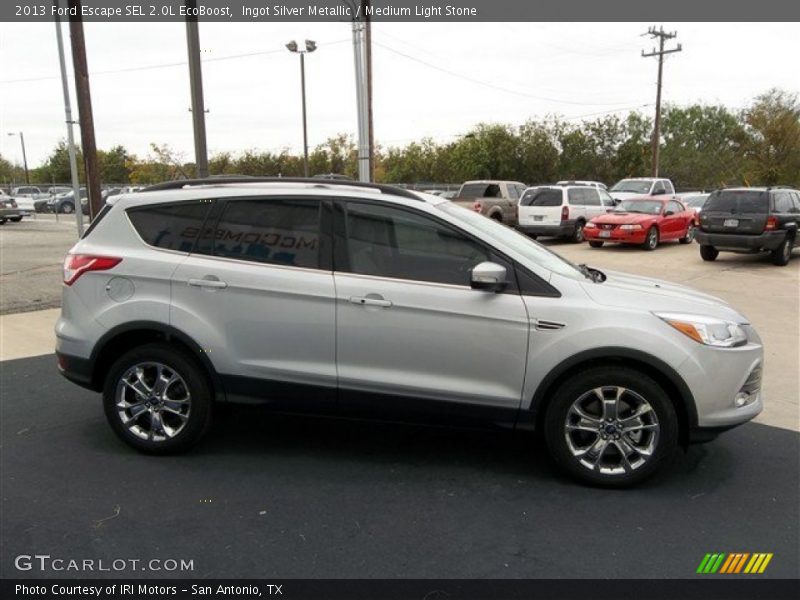 Ingot Silver Metallic / Medium Light Stone 2013 Ford Escape SEL 2.0L EcoBoost
