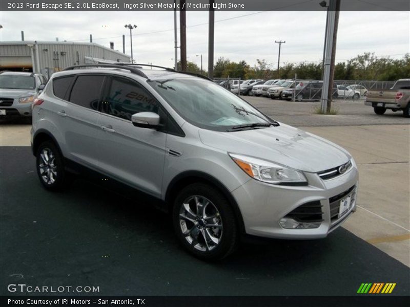 Ingot Silver Metallic / Medium Light Stone 2013 Ford Escape SEL 2.0L EcoBoost