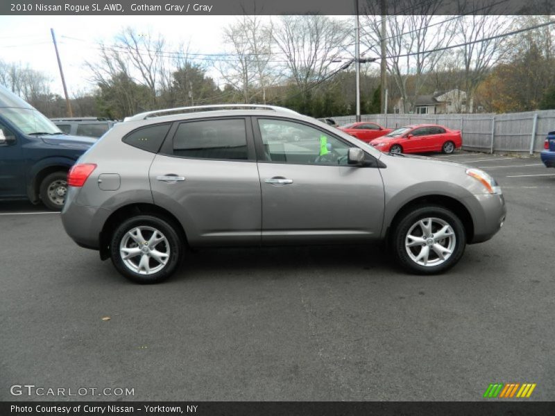 Gotham Gray / Gray 2010 Nissan Rogue SL AWD