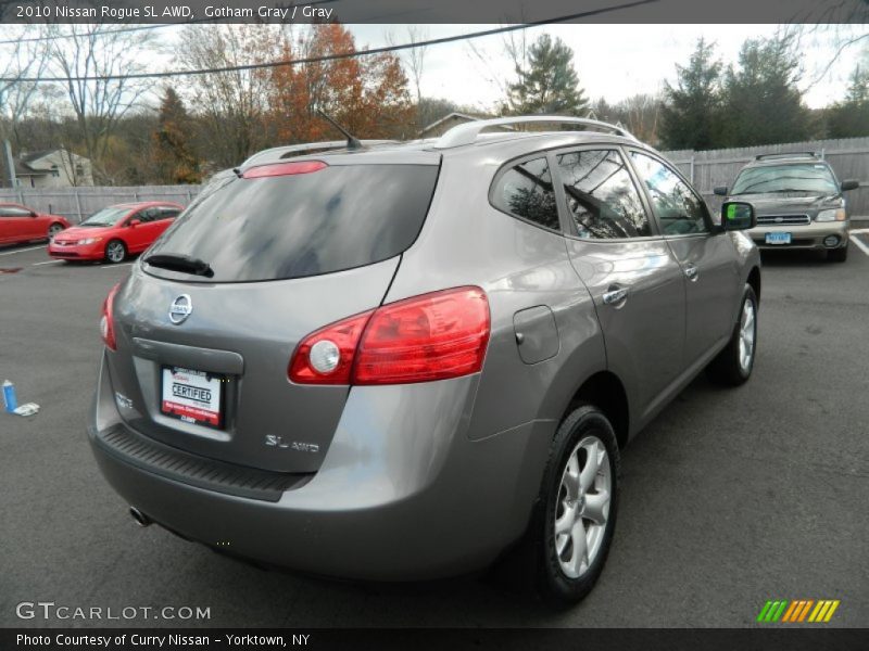 Gotham Gray / Gray 2010 Nissan Rogue SL AWD