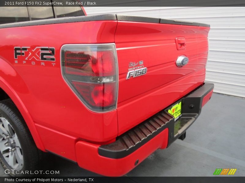 Race Red / Black 2011 Ford F150 FX2 SuperCrew