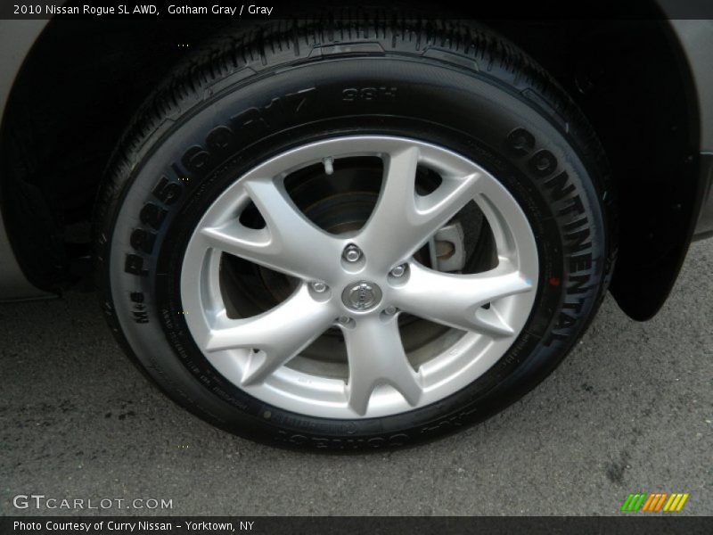 Gotham Gray / Gray 2010 Nissan Rogue SL AWD