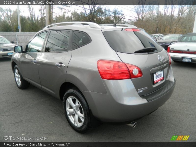 Gotham Gray / Gray 2010 Nissan Rogue SL AWD