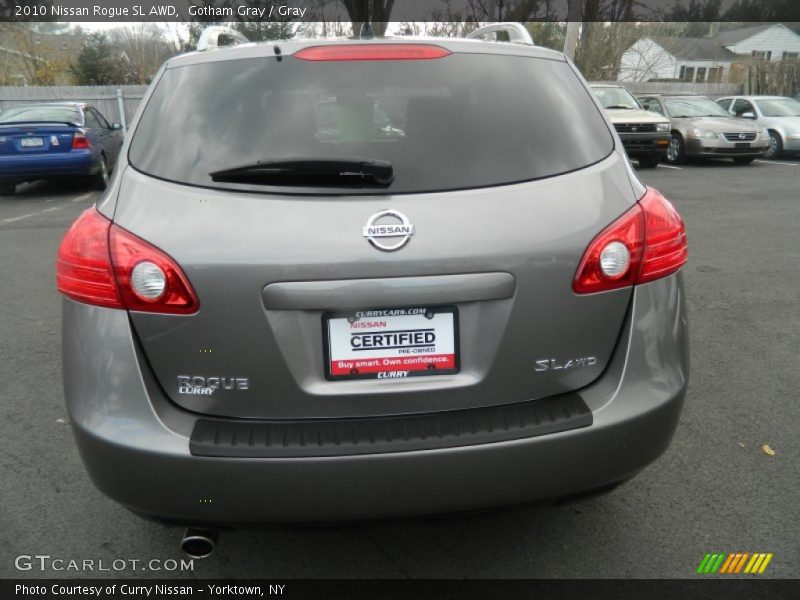 Gotham Gray / Gray 2010 Nissan Rogue SL AWD