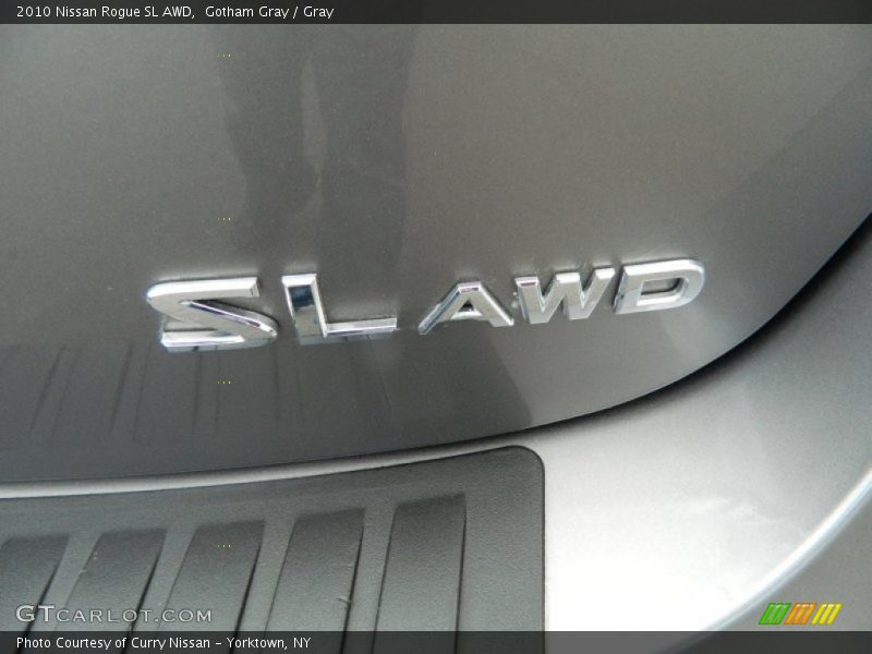 Gotham Gray / Gray 2010 Nissan Rogue SL AWD