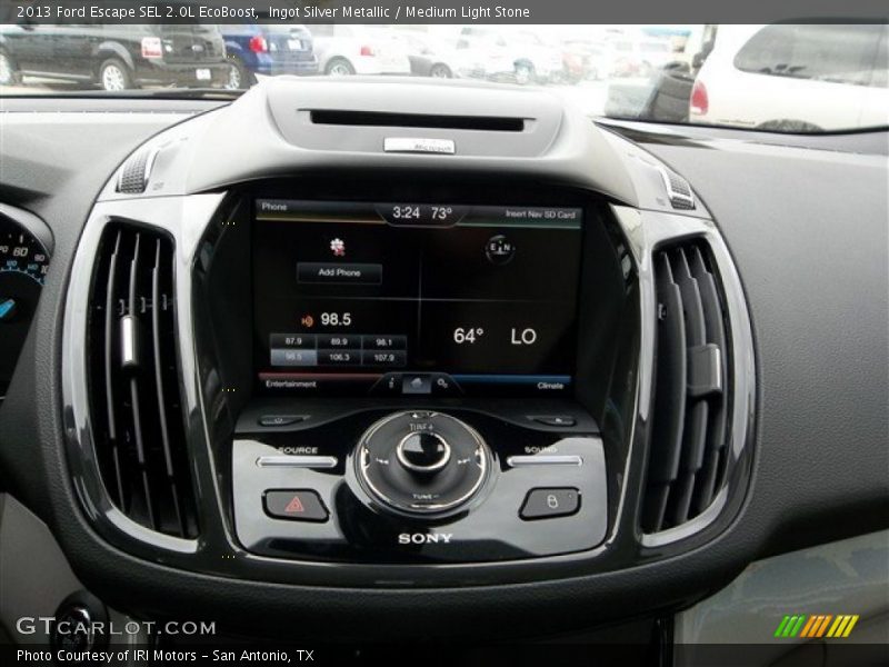Ingot Silver Metallic / Medium Light Stone 2013 Ford Escape SEL 2.0L EcoBoost