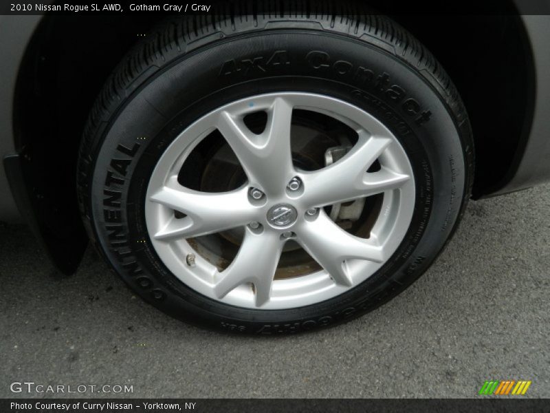 Gotham Gray / Gray 2010 Nissan Rogue SL AWD