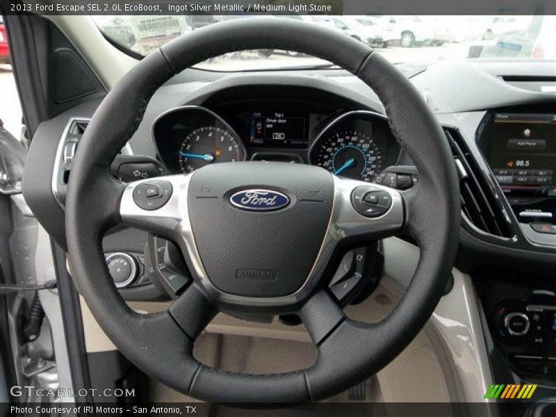 Ingot Silver Metallic / Medium Light Stone 2013 Ford Escape SEL 2.0L EcoBoost
