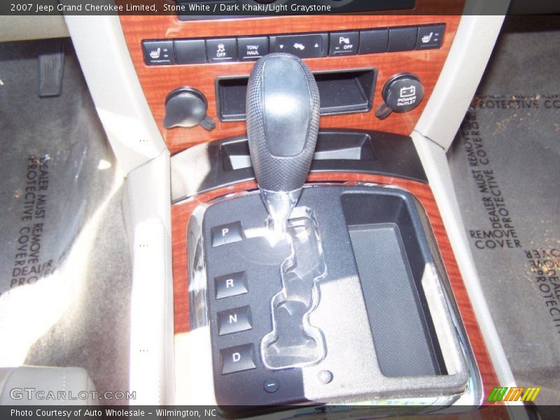 Stone White / Dark Khaki/Light Graystone 2007 Jeep Grand Cherokee Limited