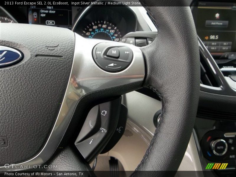 Ingot Silver Metallic / Medium Light Stone 2013 Ford Escape SEL 2.0L EcoBoost