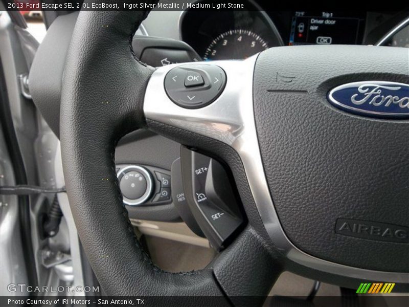 Ingot Silver Metallic / Medium Light Stone 2013 Ford Escape SEL 2.0L EcoBoost