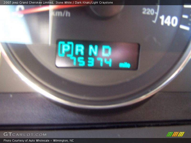 Stone White / Dark Khaki/Light Graystone 2007 Jeep Grand Cherokee Limited