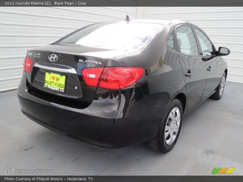 Black Pearl / Gray 2010 Hyundai Elantra GLS