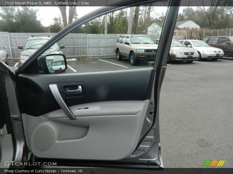 Gotham Gray / Gray 2010 Nissan Rogue SL AWD