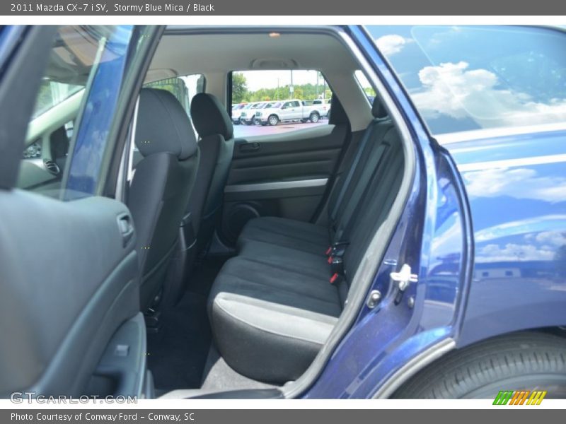 Stormy Blue Mica / Black 2011 Mazda CX-7 i SV