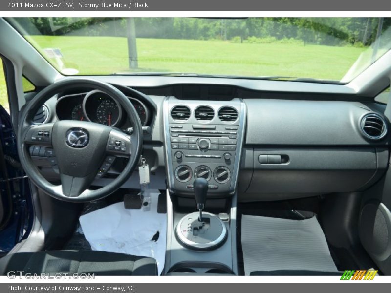 Stormy Blue Mica / Black 2011 Mazda CX-7 i SV