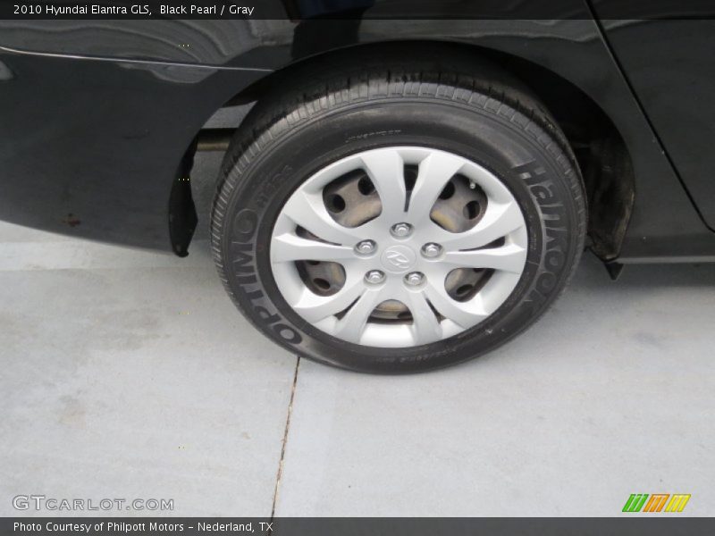 Black Pearl / Gray 2010 Hyundai Elantra GLS