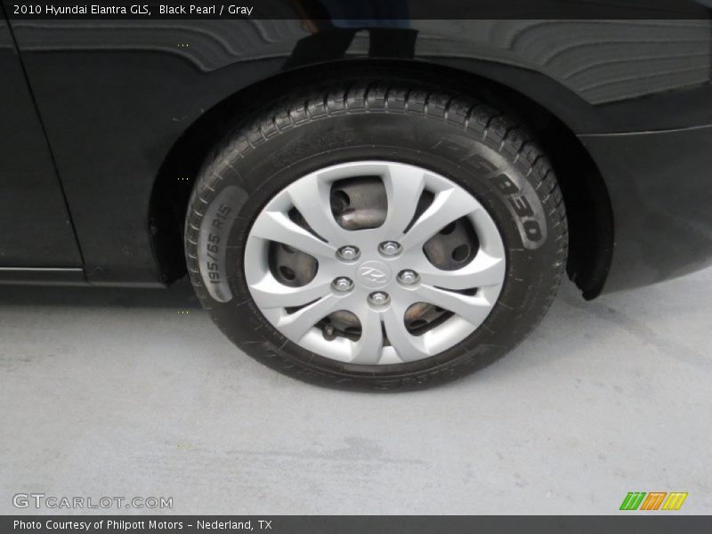 Black Pearl / Gray 2010 Hyundai Elantra GLS