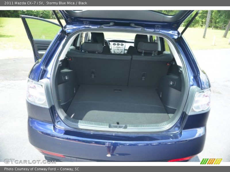 Stormy Blue Mica / Black 2011 Mazda CX-7 i SV
