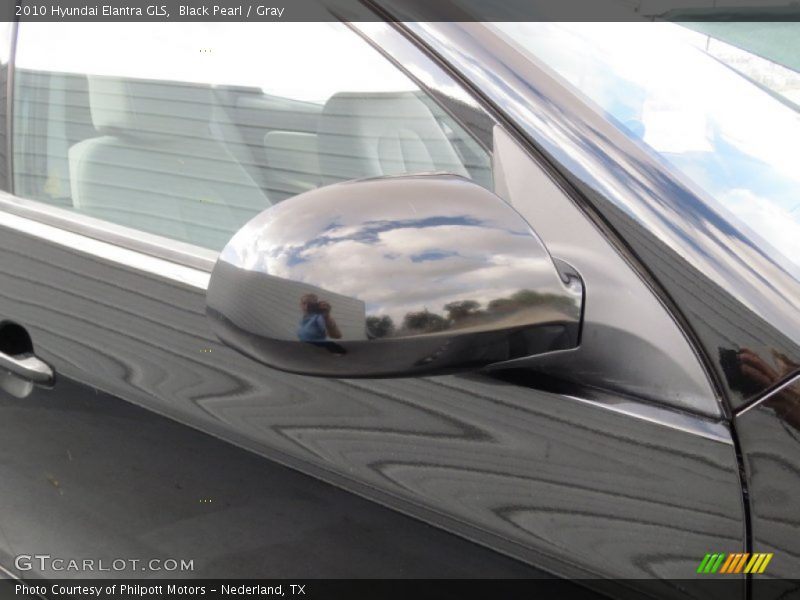 Black Pearl / Gray 2010 Hyundai Elantra GLS