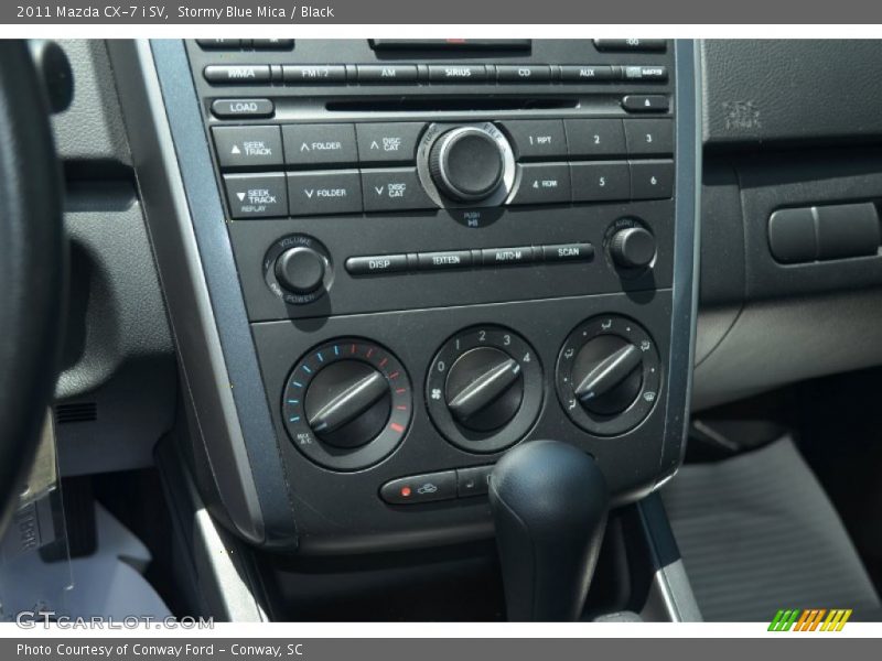 Stormy Blue Mica / Black 2011 Mazda CX-7 i SV