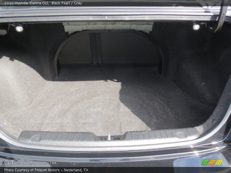 Black Pearl / Gray 2010 Hyundai Elantra GLS