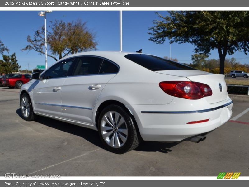 Candy White / Cornsilk Beige Two-Tone 2009 Volkswagen CC Sport