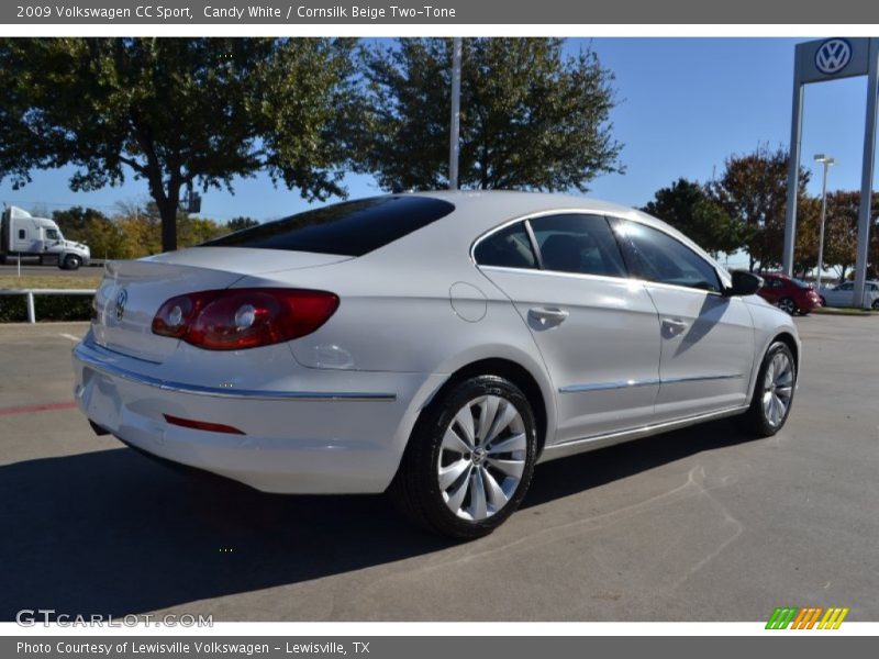 Candy White / Cornsilk Beige Two-Tone 2009 Volkswagen CC Sport
