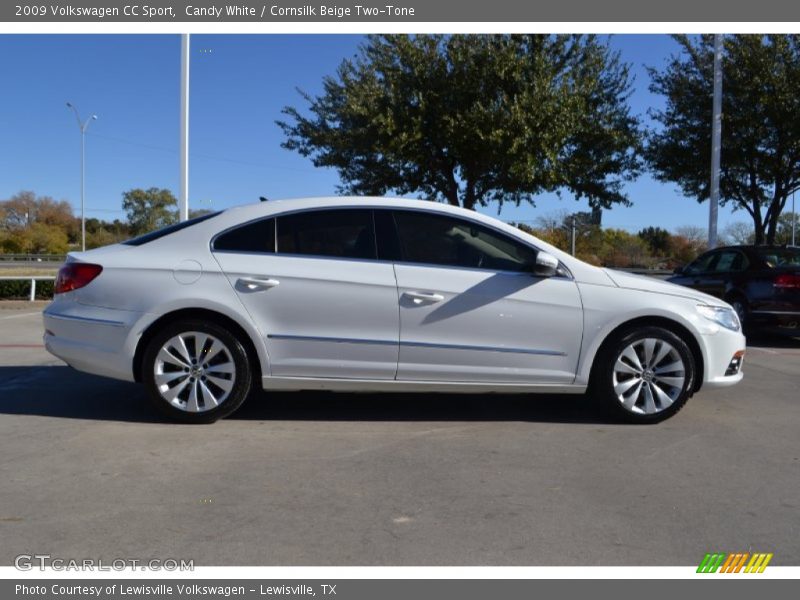 Candy White / Cornsilk Beige Two-Tone 2009 Volkswagen CC Sport
