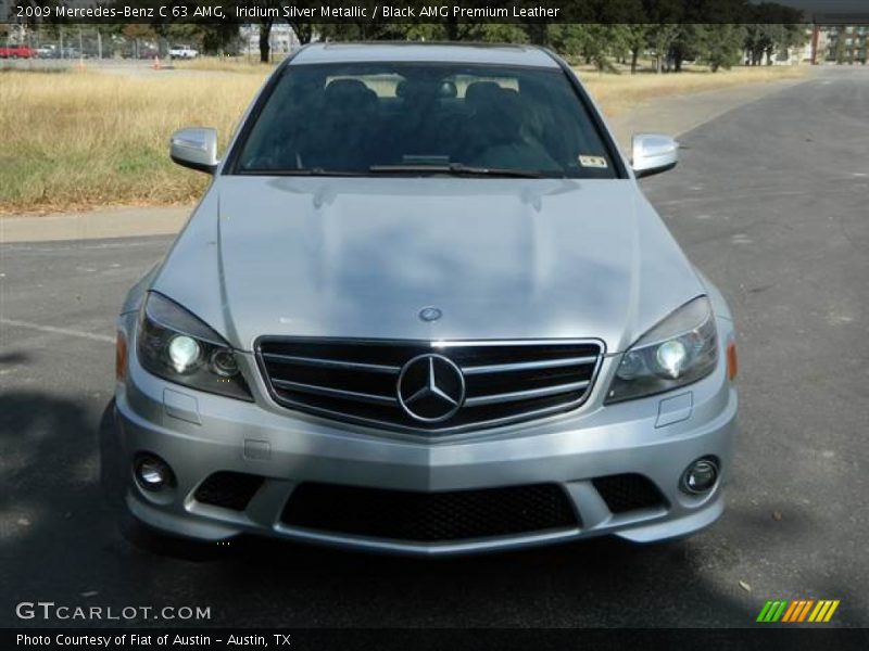 Iridium Silver Metallic / Black AMG Premium Leather 2009 Mercedes-Benz C 63 AMG