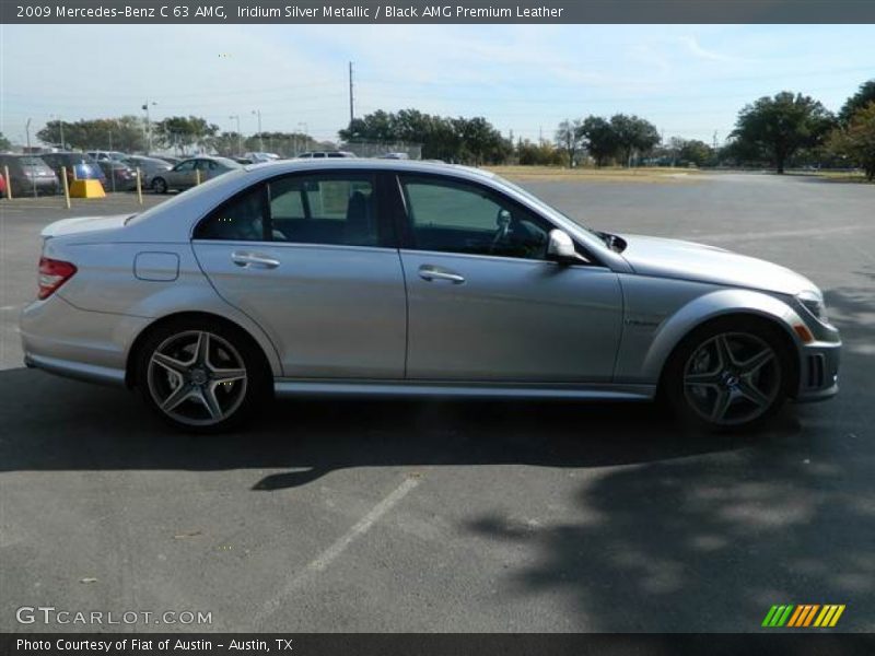 Iridium Silver Metallic / Black AMG Premium Leather 2009 Mercedes-Benz C 63 AMG