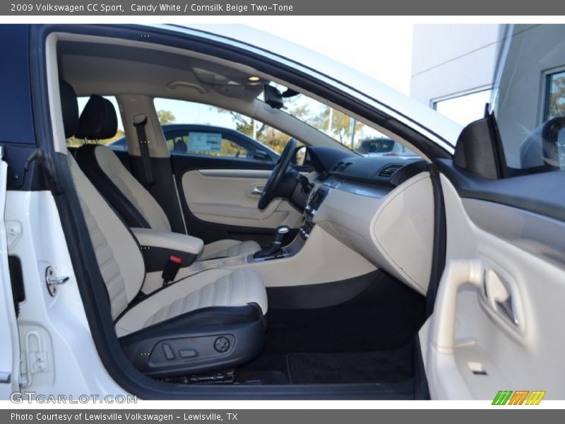 Candy White / Cornsilk Beige Two-Tone 2009 Volkswagen CC Sport